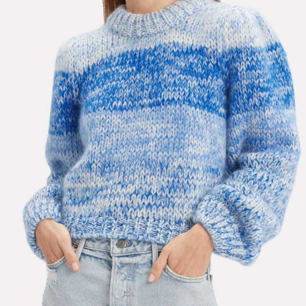 NWOT Ganni Julliard knitted long sleeve jumper